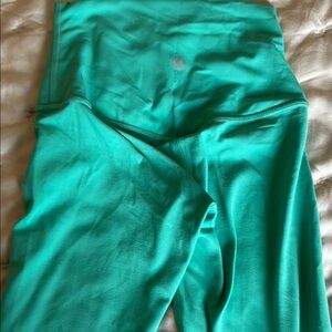 Lululemon Athletica Teal Leggings Soft and Luxurious